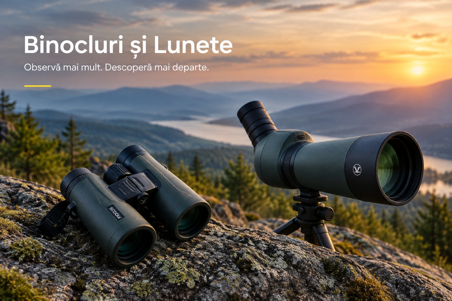 Binocluri, Lunete, Telemetre și Accesorii