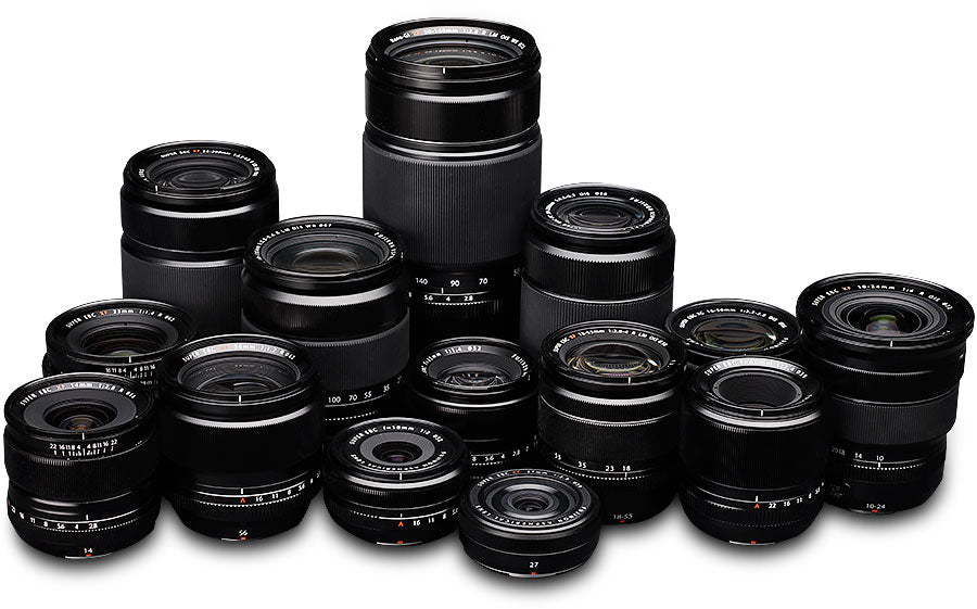 Obiective foto pentru camere mirorless APSC (Lentile seria X)