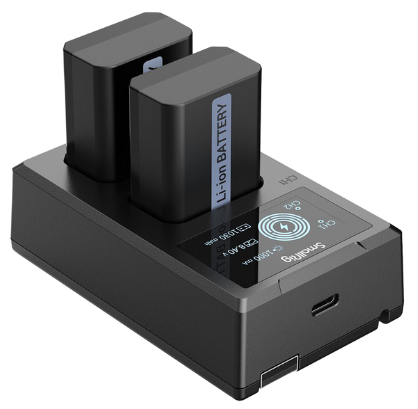 SmallRig 3818 Kit acumulatori si incarcator pentru Sony NP-FW50