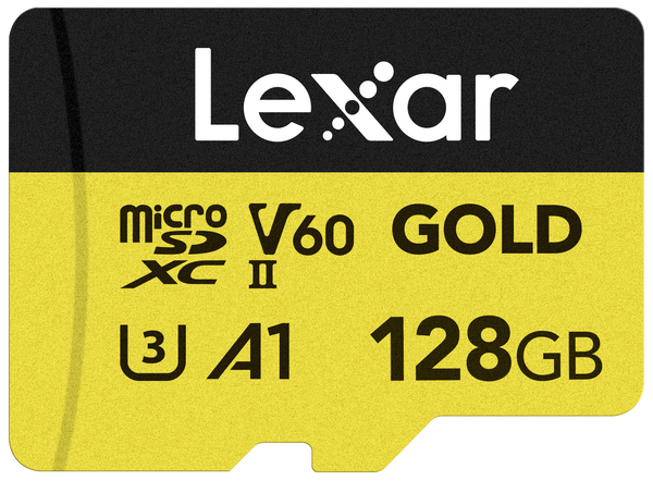 Lexar Card de Memorie microSDXC Professional UHS-II 128GB V60 Gold
