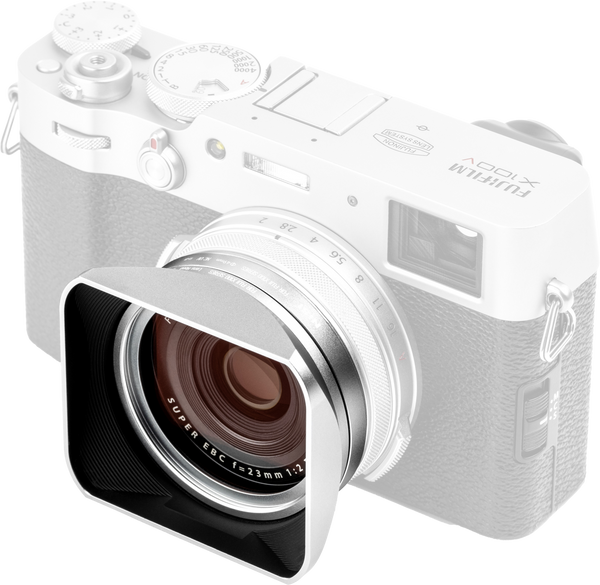 NiSi X100 Series NC UV Filter 49mm + Parasolar și Capac Metalic – Kit dedicat Fujifilm X100