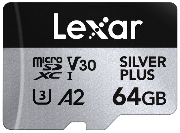 Lexar Profesional Silver Plus Card de Memorie microSDXC 64GB UHS-I V30