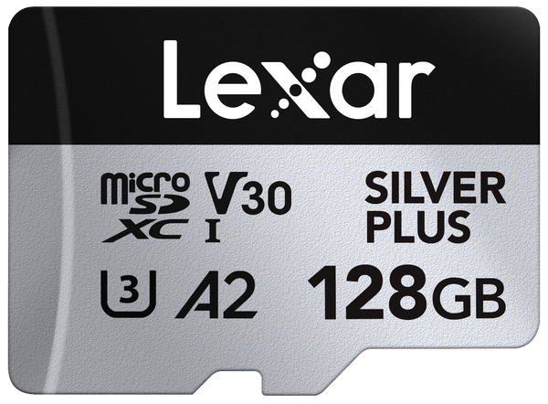 Lexar Profesional Silver Plus Card de Memorie microSDXC 128GB UHS-I V30
