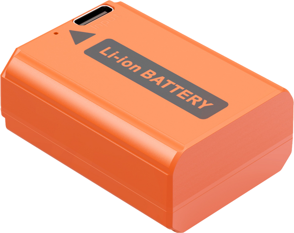 SmallRig 4965 Acumulator Reincarcabil cu USB-C tip NP-FW50 Portocaliu