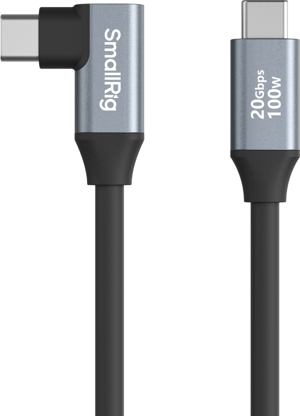 SmallRig 4791 Cablu de Date USB-C Drept la USB-C Unghi Drept 60cm