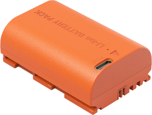 SmallRig 5407 Acumulator reincarcabil pentru cameră Canon LP-E6P cu USB-C Portocaliu