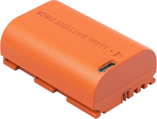SmallRig 5407 Acumulator reincarcabil pentru cameră Canon LP-E6P cu USB-C Portocaliu