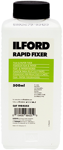 ILFORD RAPID FIXER – Fixator rapid pentru film alb-negru și hârtie fotografică, concentrat lichid