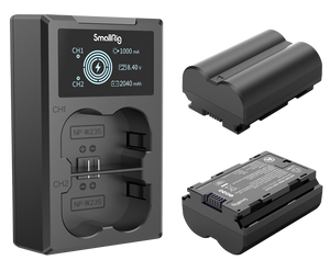 SmallRig 3822 Kit 2 Acumulatori tip Fujifilm NP-W235 si Incarcator