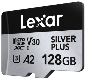 Lexar Profesional Silver Plus Card de Memorie microSDXC 128GB UHS-I V30