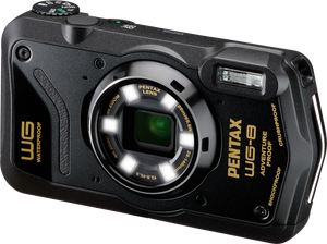 Pentax WG-8 Aparat Foto Compact 20mpx 5x Zoom Optic Subacvatic Rezistent la Socuri Negru