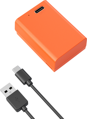 SmallRig 4967 Acumulator Reincarcabil cu USB-C tip Nikon tip EN-EL25 Portocaliu
