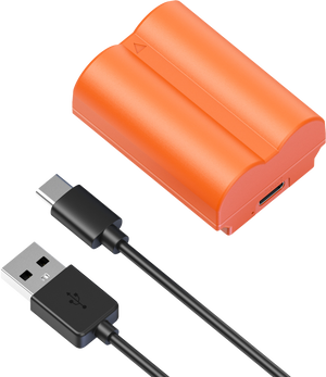 SmallRig 4970 Acumulator Reincarcabil cu USB-C pentru Fujifilm tip NP-W235 Portocaliu