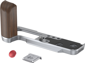 SmallRig 4804 Grip de Lemn L-Shape pentru FUJIFILM X100VI / X100V Argintiu