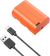 SmallRig 5407 Acumulator reincarcabil pentru cameră Canon LP-E6P cu USB-C Portocaliu