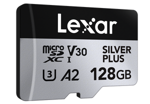 Lexar Profesional Silver Plus Card de Memorie microSDXC 128GB UHS-I V30