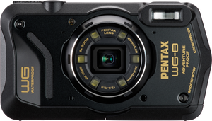 Pentax WG-8 Aparat Foto Compact 20mpx 5x Zoom Optic Subacvatic Rezistent la Socuri Negru
