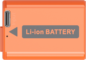 SmallRig 4965 Acumulator Reincarcabil cu USB-C tip NP-FW50 Portocaliu