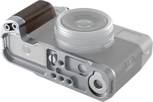 SmallRig 4804 Grip de Lemn L-Shape pentru FUJIFILM X100VI / X100V Argintiu