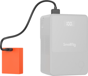 SmallRig 5088 Acumulator Reincarcabil USB-C pentru Fujifilm NP-W126S 1050mAh Portocaliu