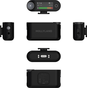 Hollyland LARK MAX 2 Combo + Căști de monitorizare + Camera RX + USB-C RX