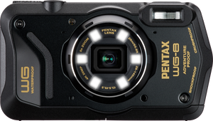 Pentax WG-8 Aparat Foto Compact 20mpx 5x Zoom Optic Subacvatic Rezistent la Socuri Negru