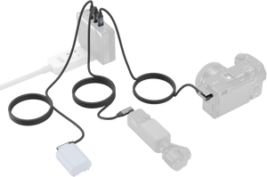 SmallRig 4791 Cablu de Date USB-C Drept la USB-C Unghi Drept 60cm