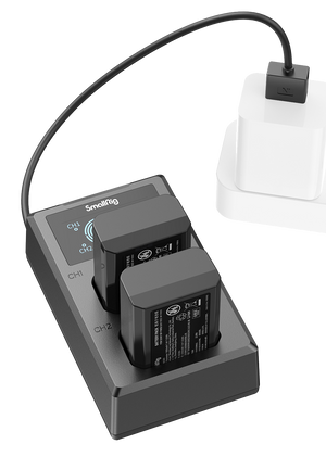 SmallRig 3818 Kit acumulatori si incarcator pentru Sony NP-FW50