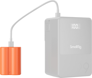 SmallRig 4970 Acumulator Reincarcabil cu USB-C pentru Fujifilm tip NP-W235 Portocaliu
