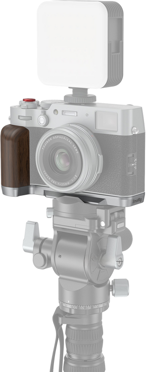 SmallRig 4804 Grip de Lemn L-Shape pentru FUJIFILM X100VI / X100V Argintiu