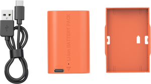 SmallRig 5407 Acumulator reincarcabil pentru cameră Canon LP-E6P cu USB-C Portocaliu