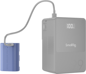 SmallRig 5407 Acumulator reincarcabil pentru cameră Canon LP-E6P cu USB-C Albastru