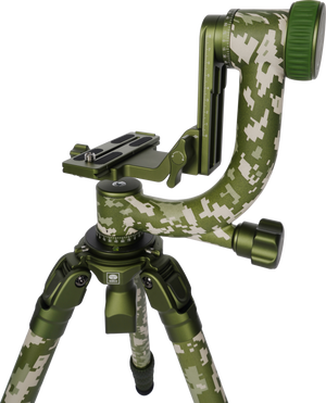 Sirui CT-3204+CH20 Kit Trepied Carbon cu Cap Gimbal Camuflaj
