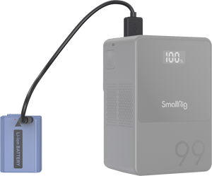 SmallRig 4965 Acumulator Reincarcabil cu USB-C tip NP-FW50 Albastru