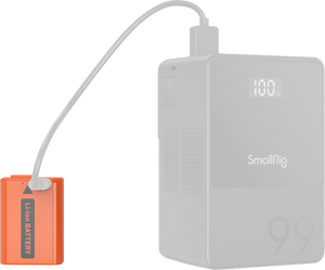 SmallRig 4965 Acumulator Reincarcabil cu USB-C tip NP-FW50 Portocaliu