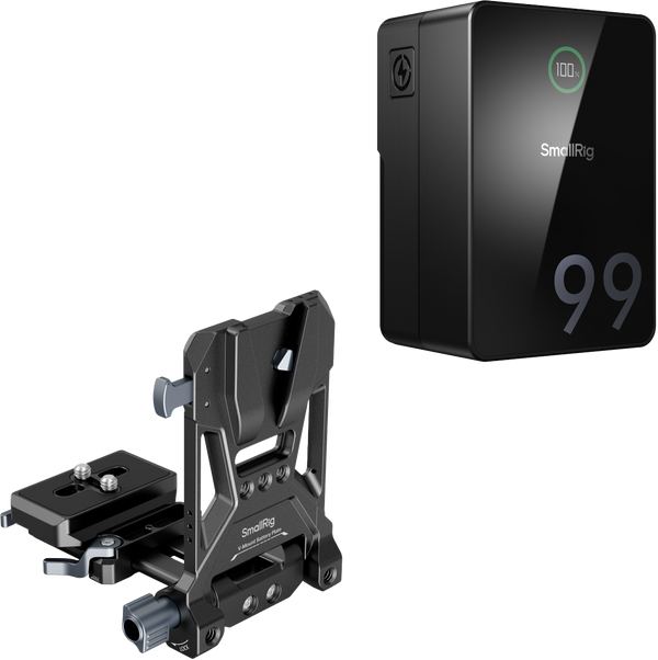 SmallRig 5046 VB99 Pro Mini Kit Baterie cu Placuta V-Lock Rabatabila (4292 + 4064)