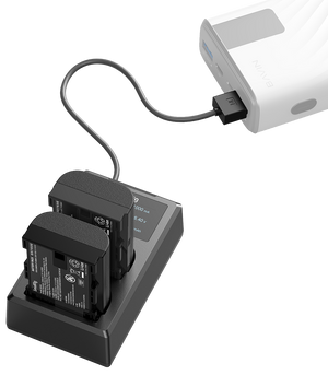 SmallRig 3821 Kit 2 Acumulatori tip Canon LP-E6NH si Incarcator