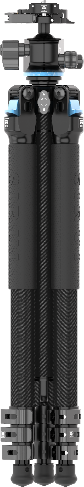 Sirui L-224F din Fibră de Carbon cu Cap KS-10