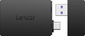 Lexar Cardreader microSD/SD I Dual Slot USB-A/C microSD Card USB 3.1 Reader, up to 255MB/s read