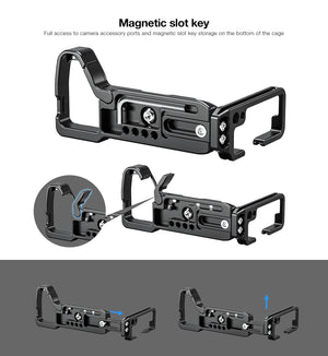 Leofoto LPS-A7R5 grip (L-plate) pentru Sony A1/A7IV/A7RIV/A7SIII/A9II/A7RV