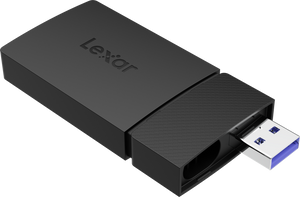 Lexar Cardreader microSD/SD I Dual Slot USB-A/C microSD Card USB 3.1 Reader, up to 255MB/s read