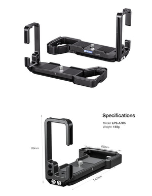 Leofoto LPS-A7R5 grip (L-plate) pentru Sony A1/A7IV/A7RIV/A7SIII/A9II/A7RV