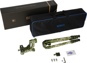 Sirui CT-3204+CH20 Kit Trepied Carbon cu Cap Gimbal Camuflaj