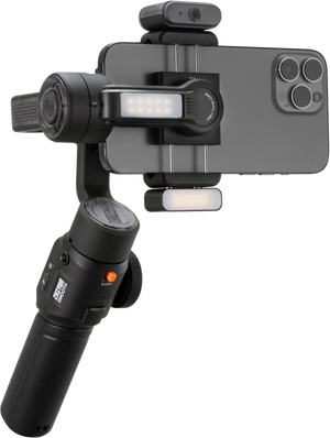Tu ai spus
Gimbal Zhiyun Smooth 5S AI Pro, stabilizator profesional pe 3 axe pentru smartphone, mod Vortex 360 grade și lumină LED, disponibil pe gphoto.ro