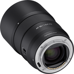 Montură metalică și port USB-C integrat pe Samyang AF 85mm F1.8 P FE