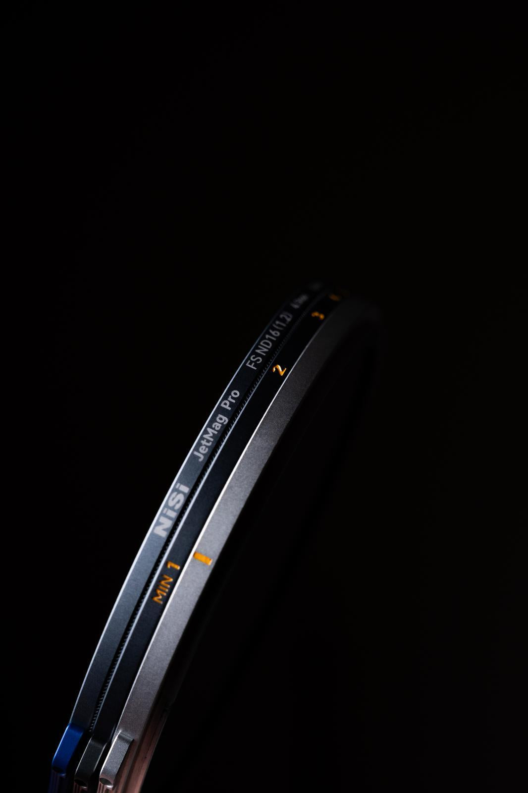 Filter holder with multiple filters on a black background