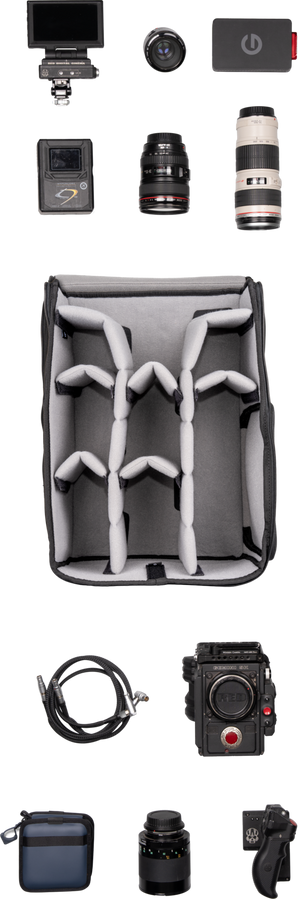 WANDRD Camera Cube Pro Deep – Cub Foto pentru Fernweh 50L și PRVKE 41L