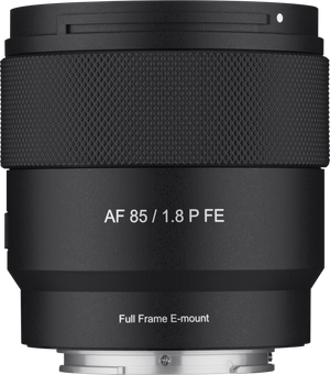 Obiectiv foto Samyang 85mm F1.8 P AF montură Sony E - Vedere frontală