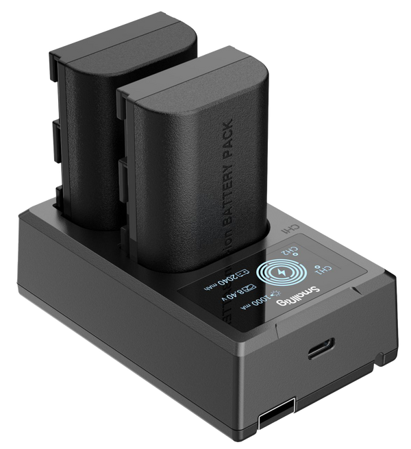 SmallRig 3821 Kit 2 Acumulatori tip Canon LP-E6NH si Incarcator