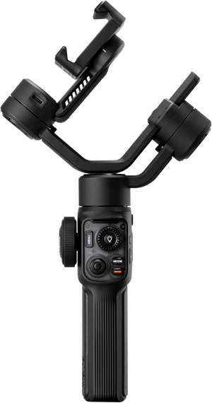 Gimbal Zhiyun Smooth 5S AI Pro, stabilizator profesional pe 3 axe pentru smartphone, mod Vortex 360 grade și lumină LED, disponibil pe gphoto.ro